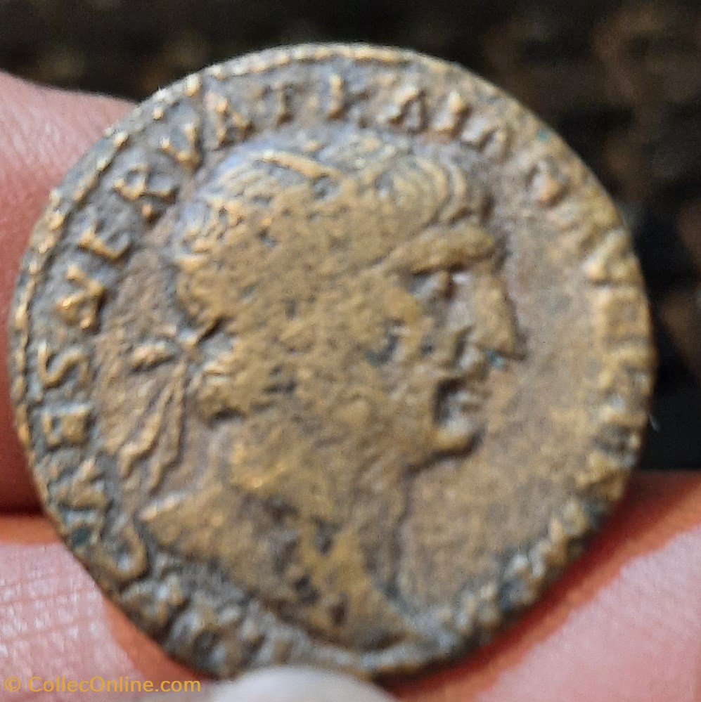 monnaies antiquite av jc ap romaines republicaines imperiales trajan a tete radiee a d r abondance assise a g d25 4 p8 37g c629 ric411