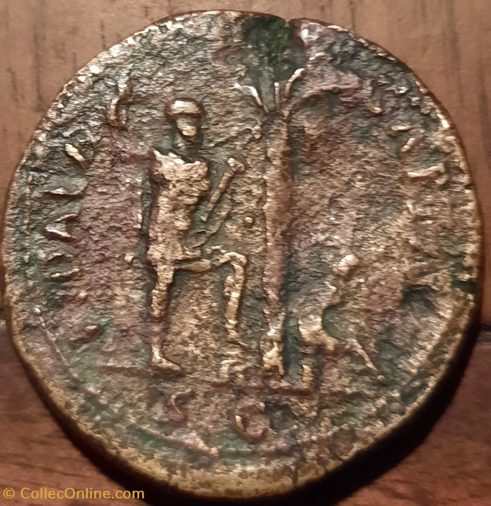 Vespasien A/Tete lauree a d R/ La Judee implorant assise +71 D32.8 P 22.88 RCV2325 RIC161 3 monnaie antique av jc ap romaine republicaine imperiale vespasien a tete lauree a d r la judee implorant assise 71 d32 8 p 22 88 rcv2325 ric161
