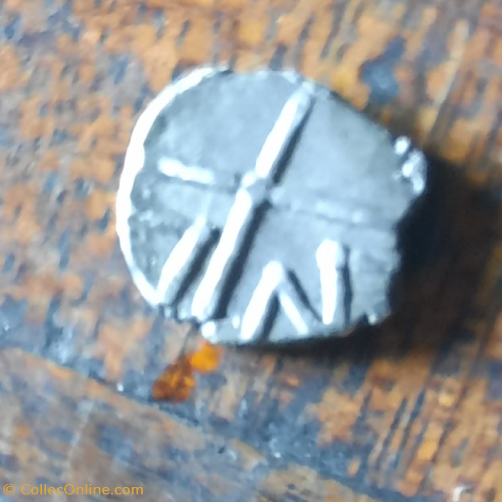 Marseille Obole peri massaliete A/Tete a g R/Croix 100-50 D10 P 0.46 Feugere OBP6 monnaie antique av jc ap gauloise marseille obole peri massaliete a tete a g r croix 100 50 d10 p 0 46 feugere obp6