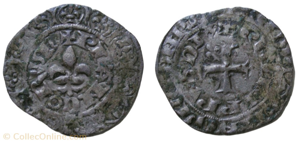 Gros de Pymont (Philippe II de Vienne) monnaie france a feodale gros de pymont philippe ii de vienne