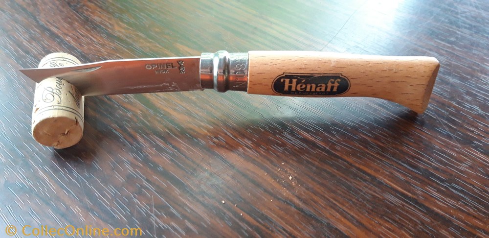 OPINEL 08 Hénaff (Pouldreuzic) couteaux publicitaire opinel 08 henaff pouldreuzic
