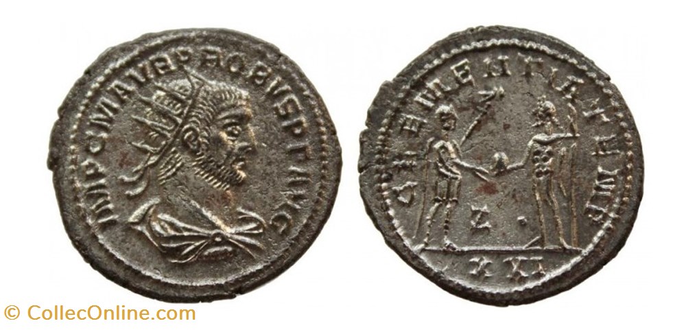 coins ancient to roman republic imperial probvs antiochia ric 920 officina 7