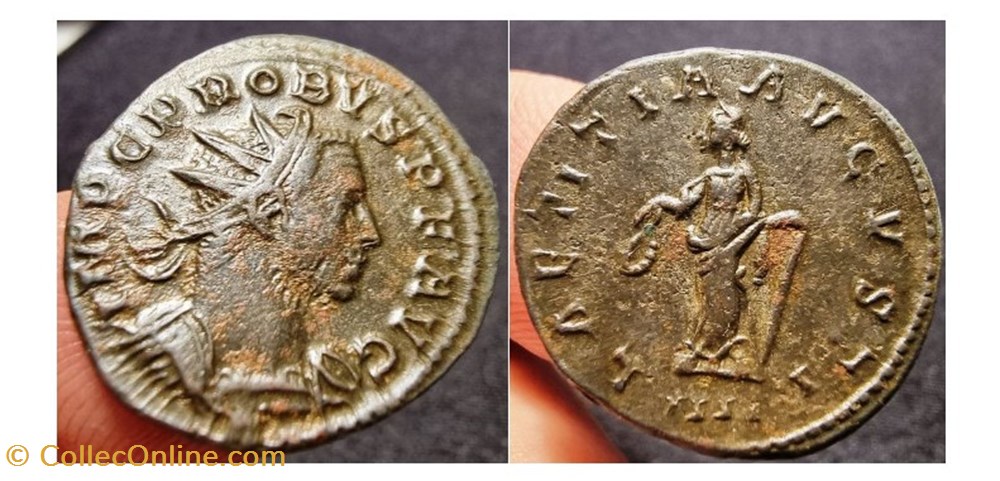 Probvs Lugdunum RIC 32 coins ancient to romans imperial and republican probvs lugdunum ric 32