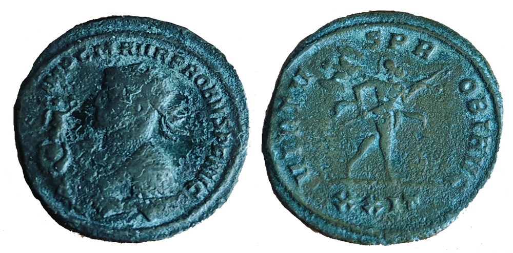coins ancient to romans imperial and republican probvs siscia ric 810var buste i8