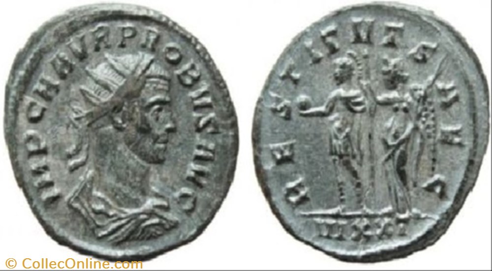 Probvs Ticinum RIC 401 coin ancient to a roman republicain imperial probvs ticinum ric 401