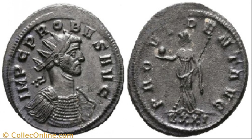 Probvs Ticinum RIC 552 coin ancient to a roman republicain imperial probvs ticinum ric 552