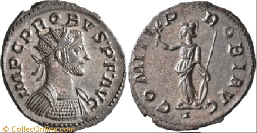 Probvs Lugdunum RIC 69 coin ancient to a roman republicain imperial probvs lugdunum ric 69