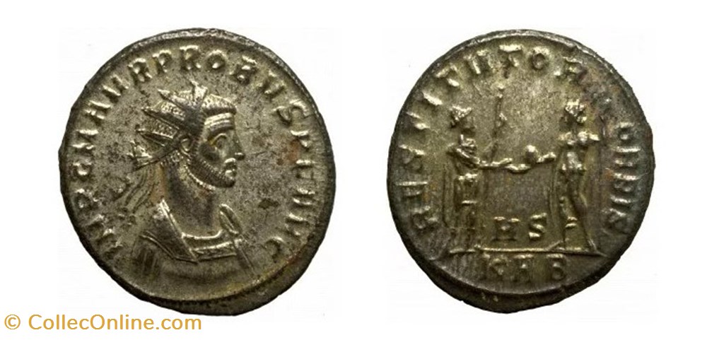 Probus Serdica RIC 856var coins ancient to romans imperial and republican probus serdica ric 856var
