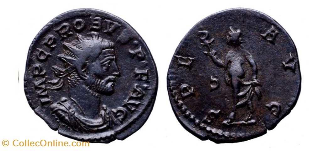 Probvs Lugdunum RIC 128 coins ancient to romans imperial and republican probvs lugdunum ric 128