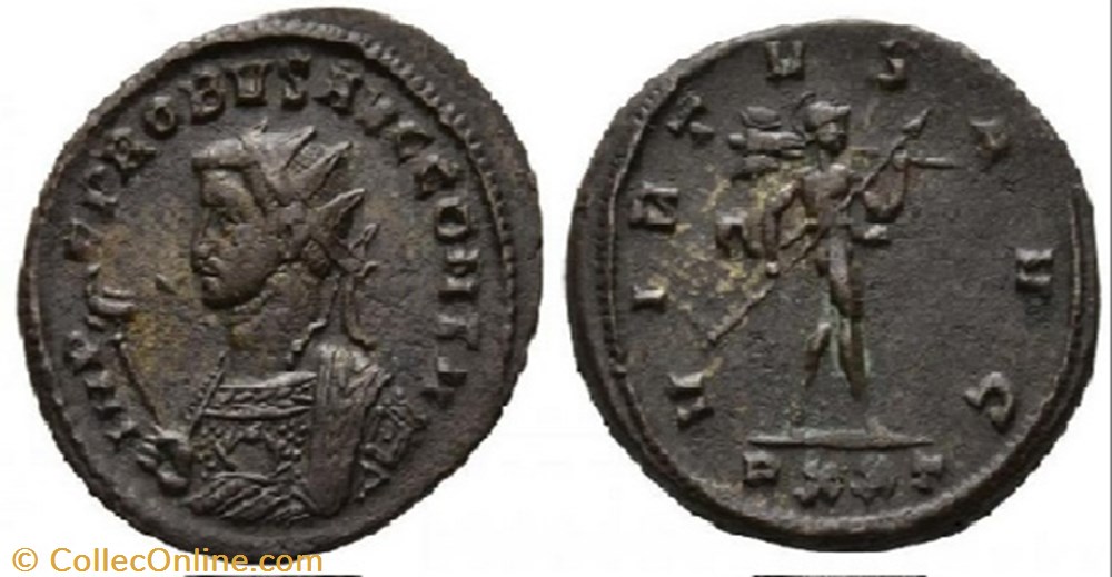 Probvs Ticinum RIC 432 coin ancient to a roman republicain imperial probvs ticinum ric 432