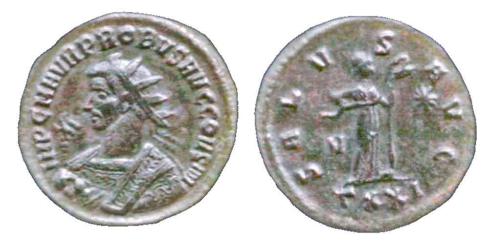 Probus Ticinum RIC 503 coins ancient to romans imperial and republican probus ticinum ric 503