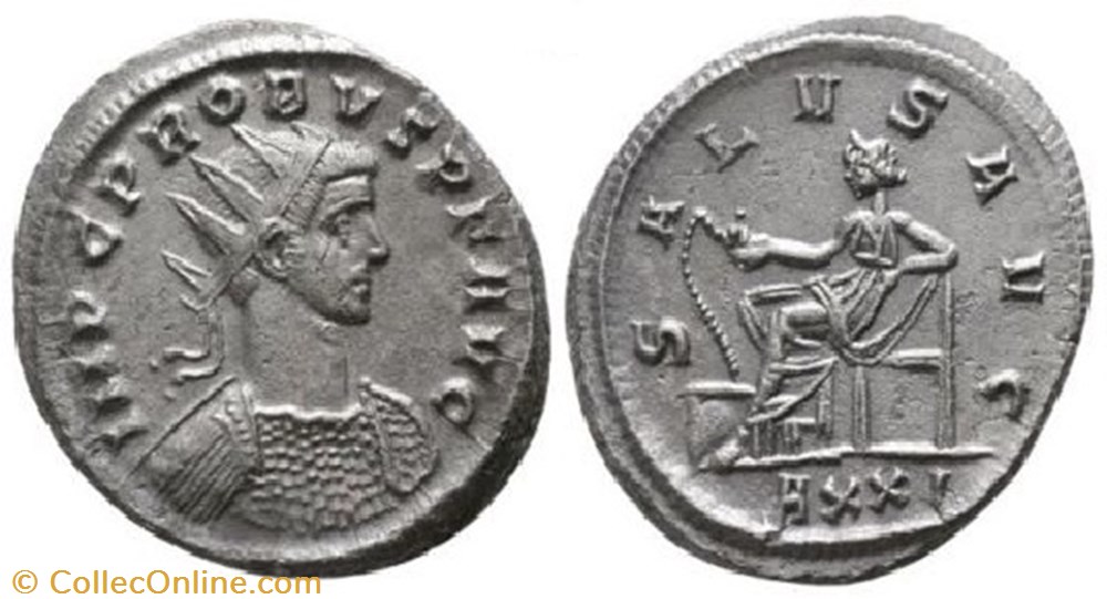 Probvs Ticinum RIC 562 coin ancient to a roman republicain imperial probvs ticinum ric 562