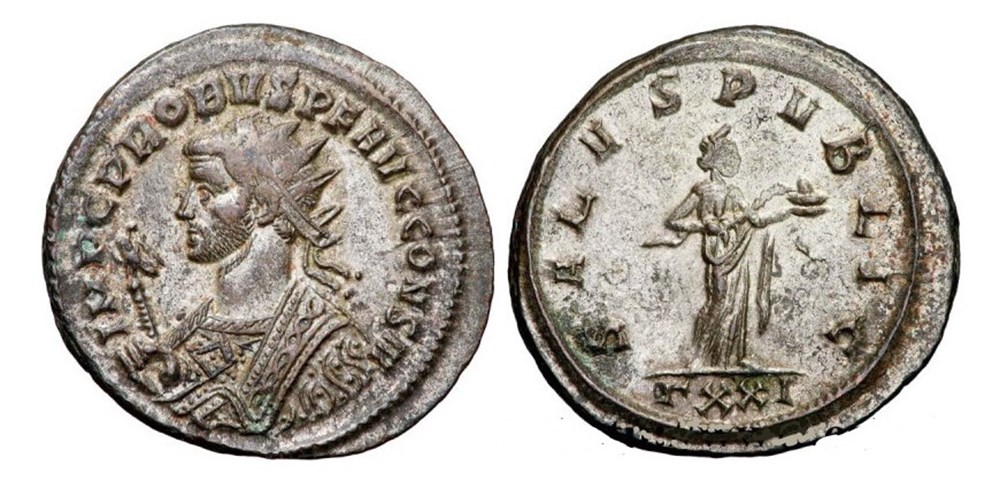 Probus Ticinum RIC 570 coins ancient to romans imperial and republican probus ticinum ric 570