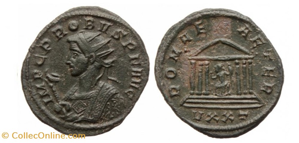 Probvs Ticinum RIC 410 coins ancient to romans imperial and republican probvs ticinum ric 410