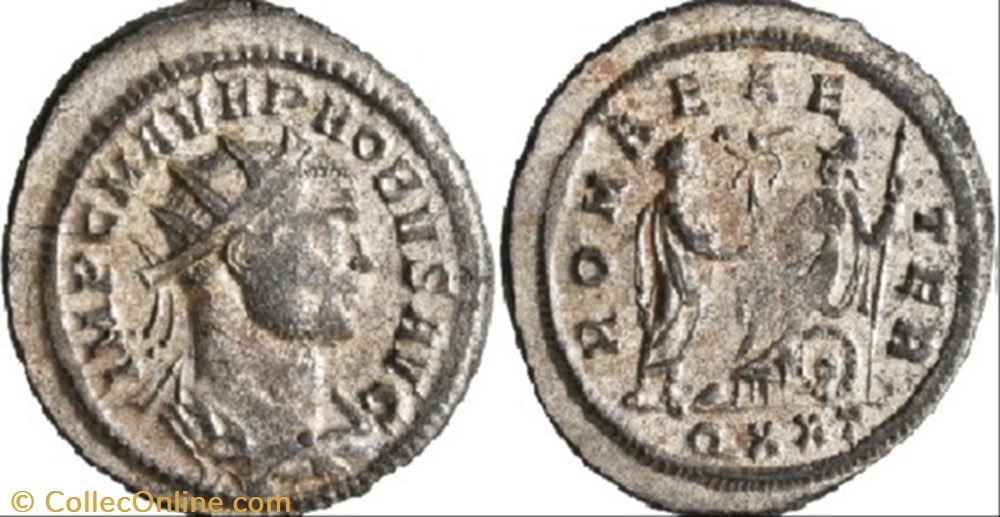 Probvs Ticinum RIC 407 coin ancient to a roman republicain imperial probvs ticinum ric 407