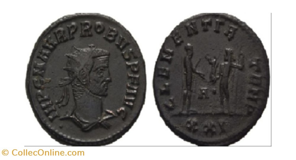 coins ancient to romans imperial and republican probvs 4th unspecifed ric 922 em3 off1