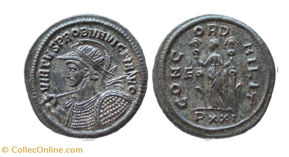 Probvs Ticinum RIC 482 "Invicti" coins ancient to a roman republic imperial probvs ticinum ric 482 invicti