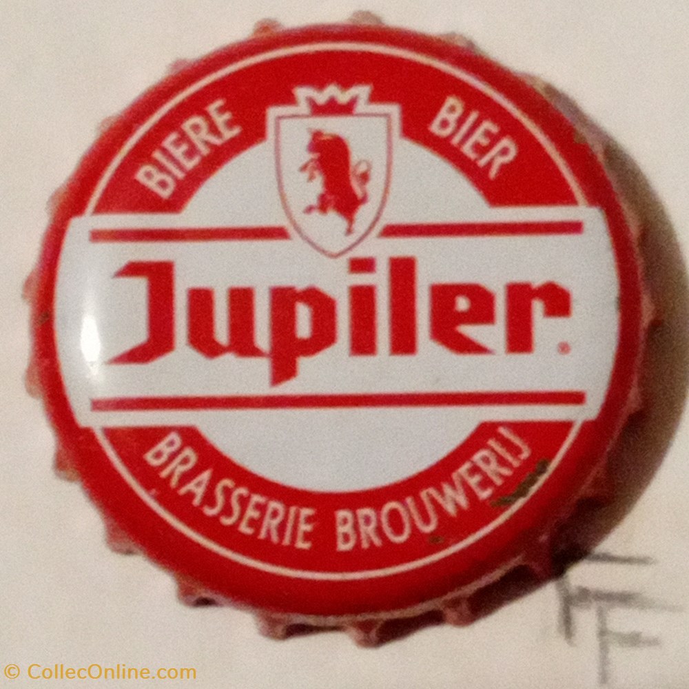 Jupiler (rouge) capsules muselets biere belgique jupiler rouge
