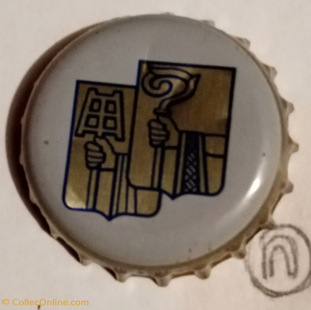 capsules muselets biere belgique hoegaarden dessin