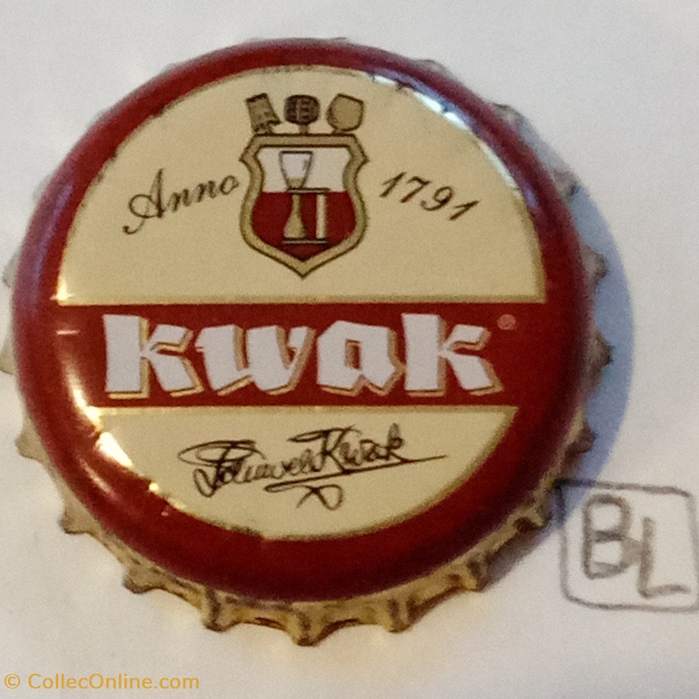 capsules muselets biere belgique kwak