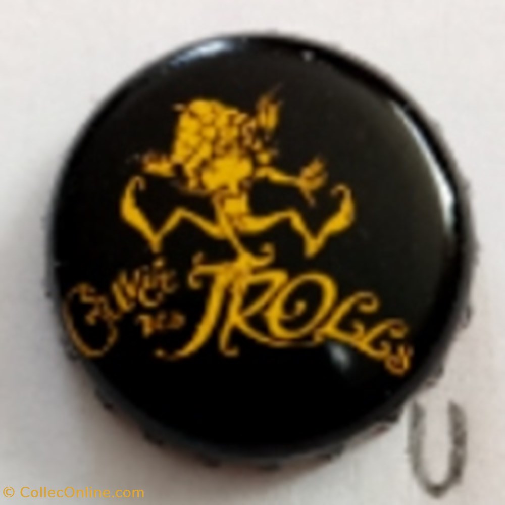 Cuvée des Trolls capsules muselets biere belgique cuvee des trolls