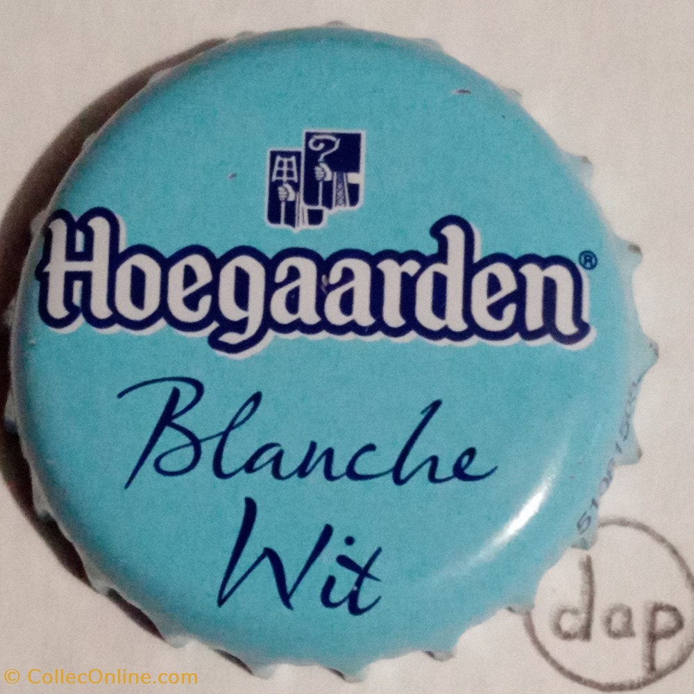 capsules muselets biere belgique hoegaarden bleu