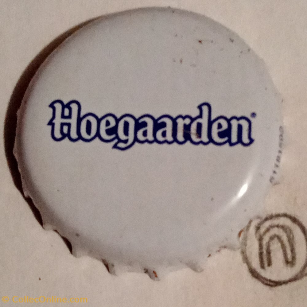 capsules muselets biere belgique hoegaarden blanc