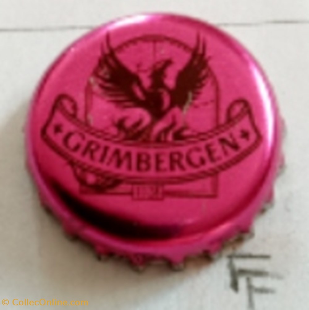 Grimbergen (rose) capsules muselets biere belgique grimbergen rose