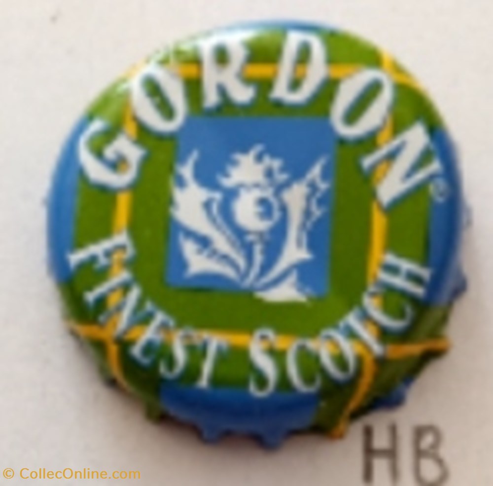 Gordon Scotch capsules muselets biere belgique gordon scotch