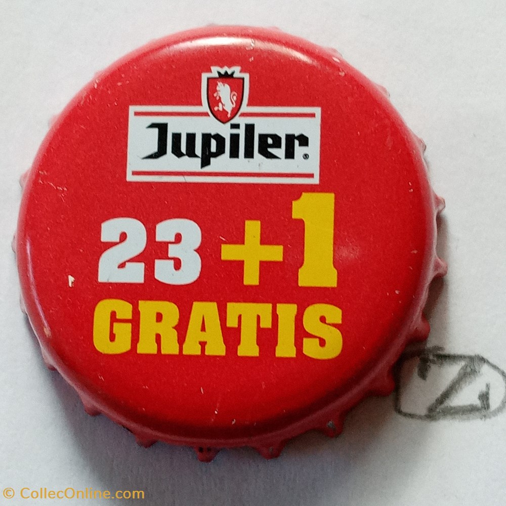 Jupiler (rouge) capsules muselets biere belgique jupiler rouge