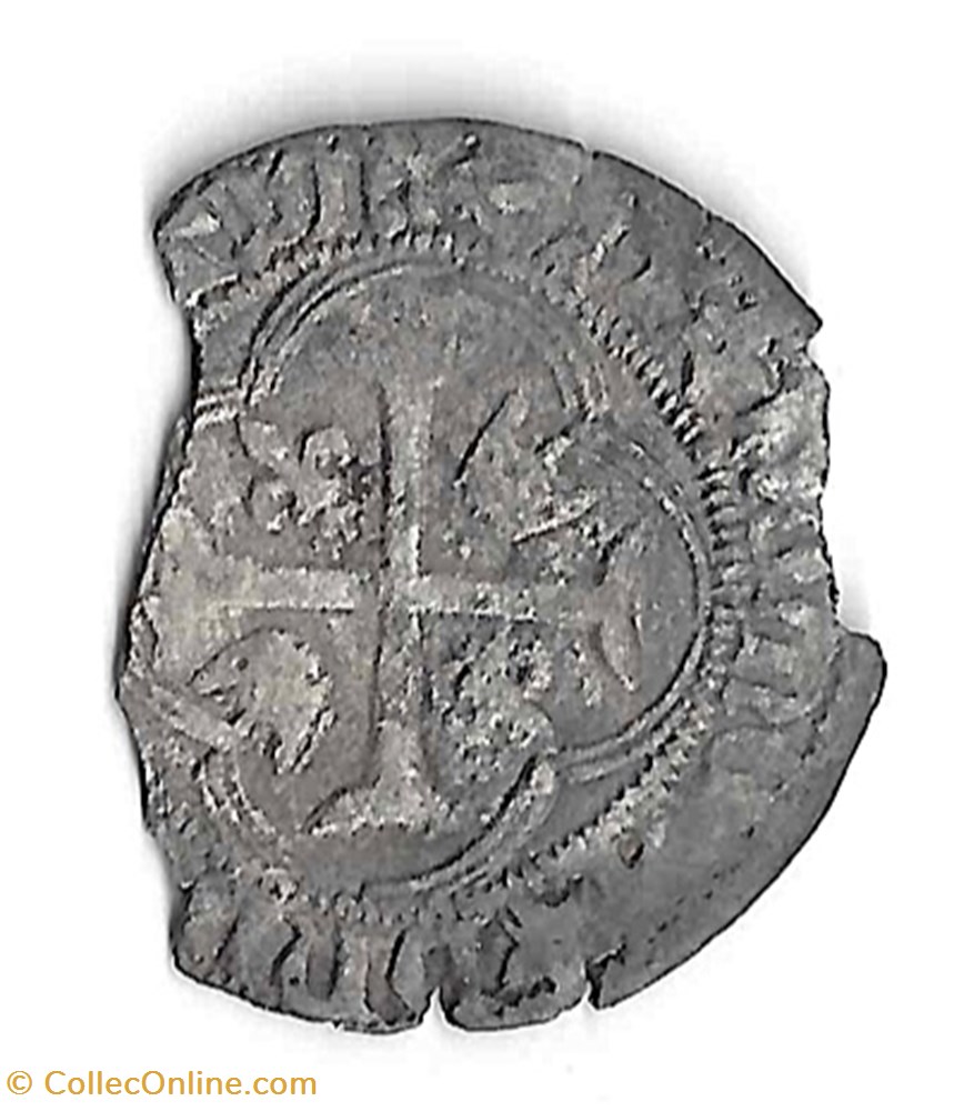 Louis XI, Blanc à la couronne monnaie france royale louis xi blanc a la couronne
