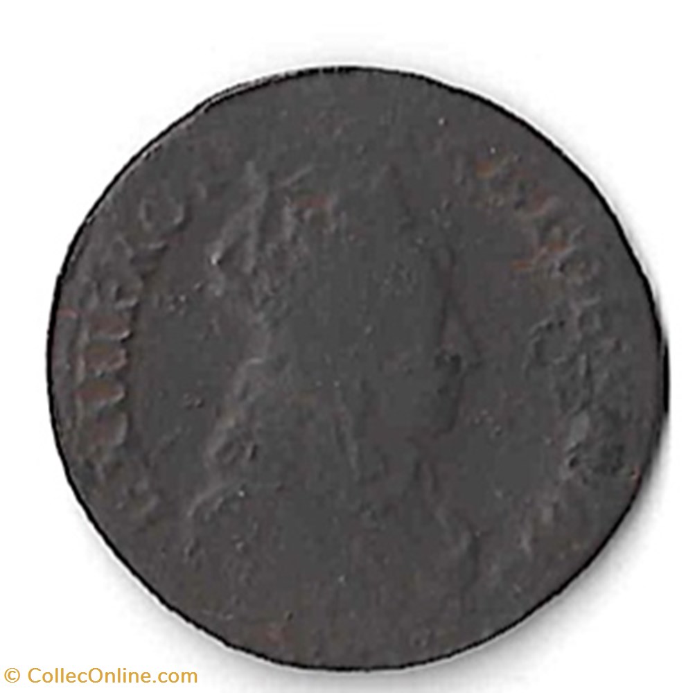 monnaie royale louis xiv liard de france au buste juvenile