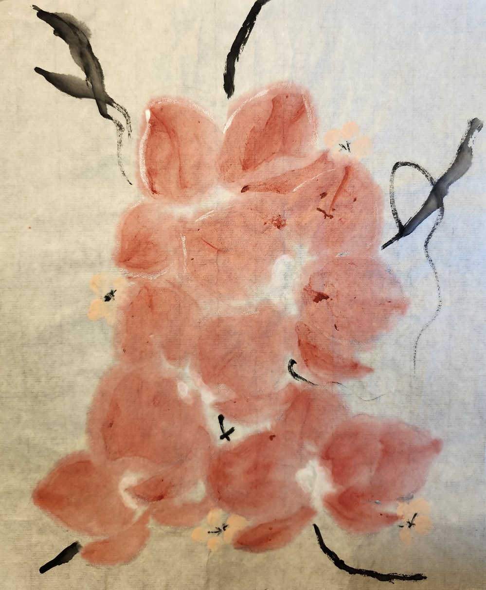 art antiquities butterfly orchids