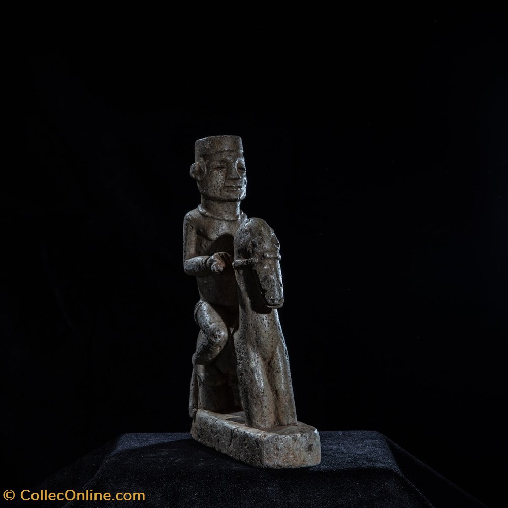 Statuette Tomba Bakongo mintadi en steatite 3 art antiquites africain statuettes statuette tomba bakongo mintadi en steatite