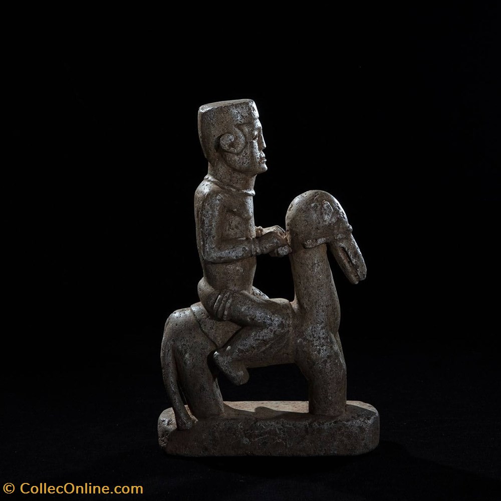 Statuette Tomba Bakongo mintadi en steatite art antiquites africain statuettes statuette tomba bakongo mintadi en steatite