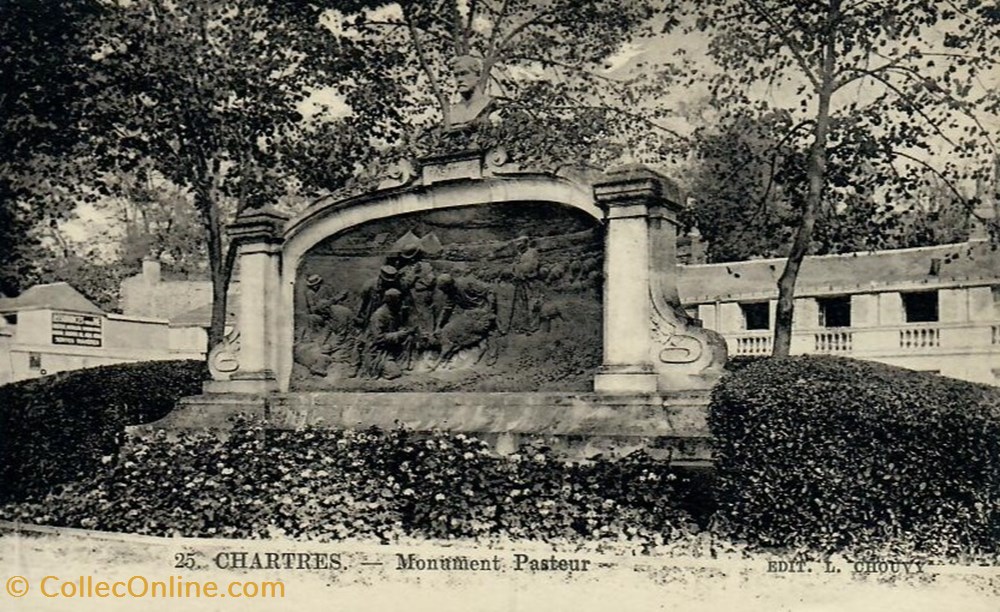 cartes postales europe france le monument de louis pasteur