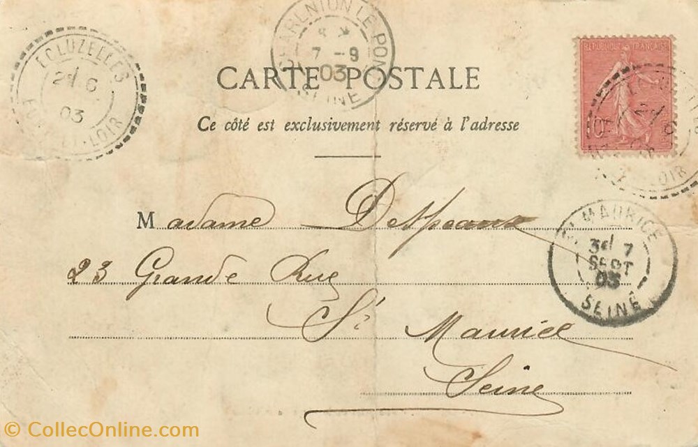 cartes postales europe france la place saint gilles