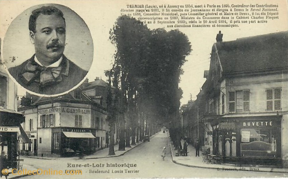 cartes postales europe france le boulevard louis terrier
