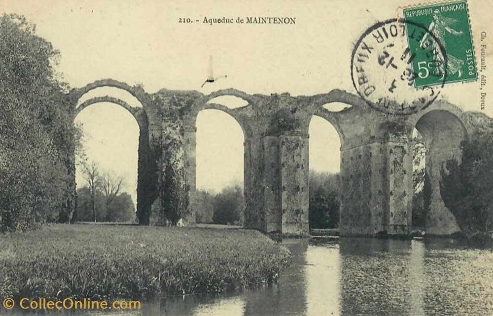 cartes postales europe france l aqueduc de maintenon