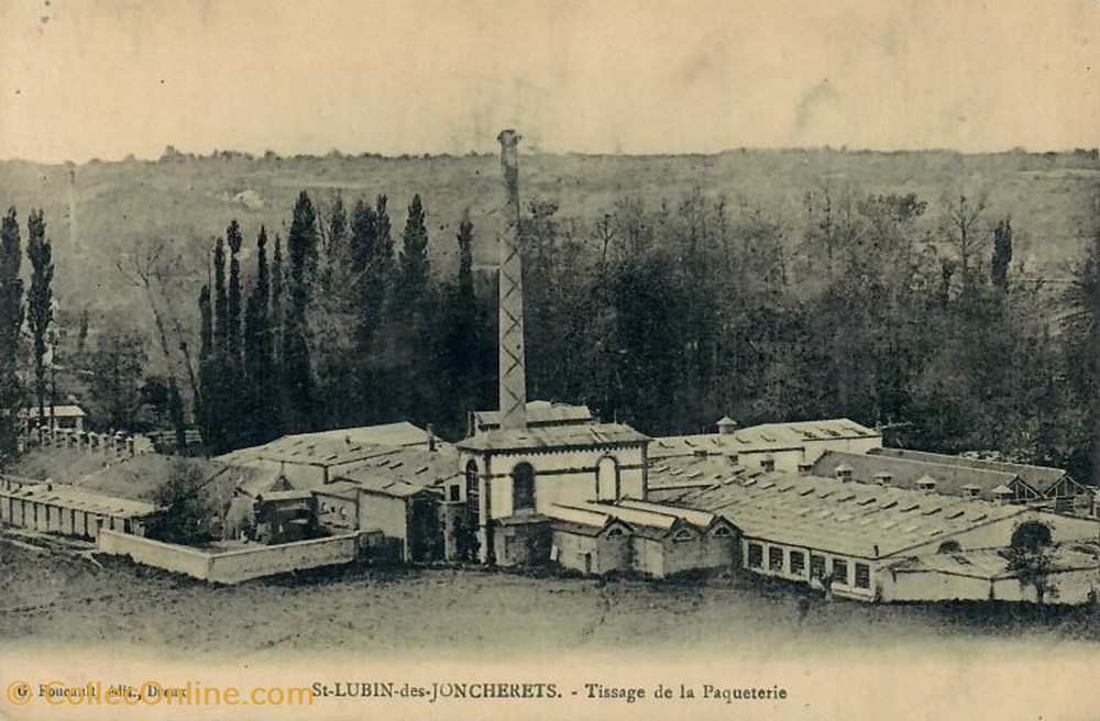 cartes postales europe france le tissage de la paqueterie