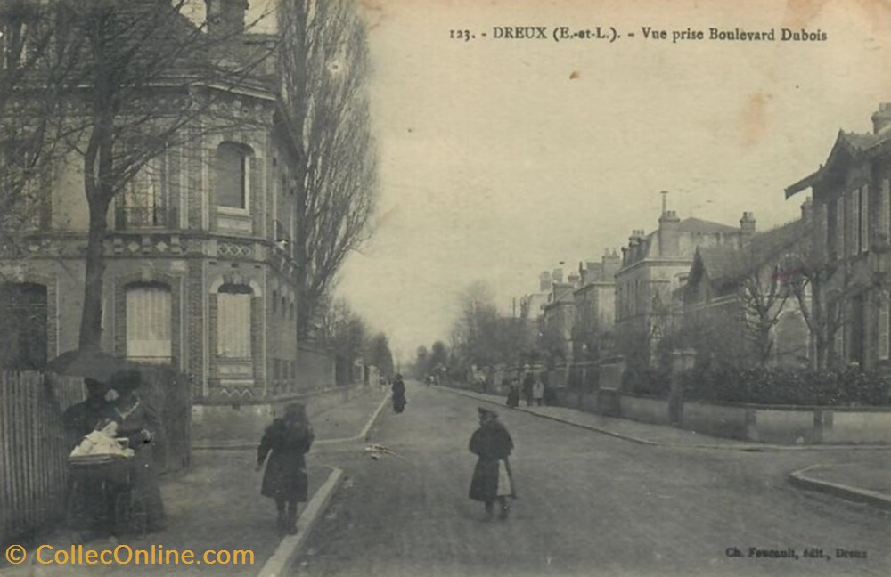 cartes postales europe france le boulevard dubois