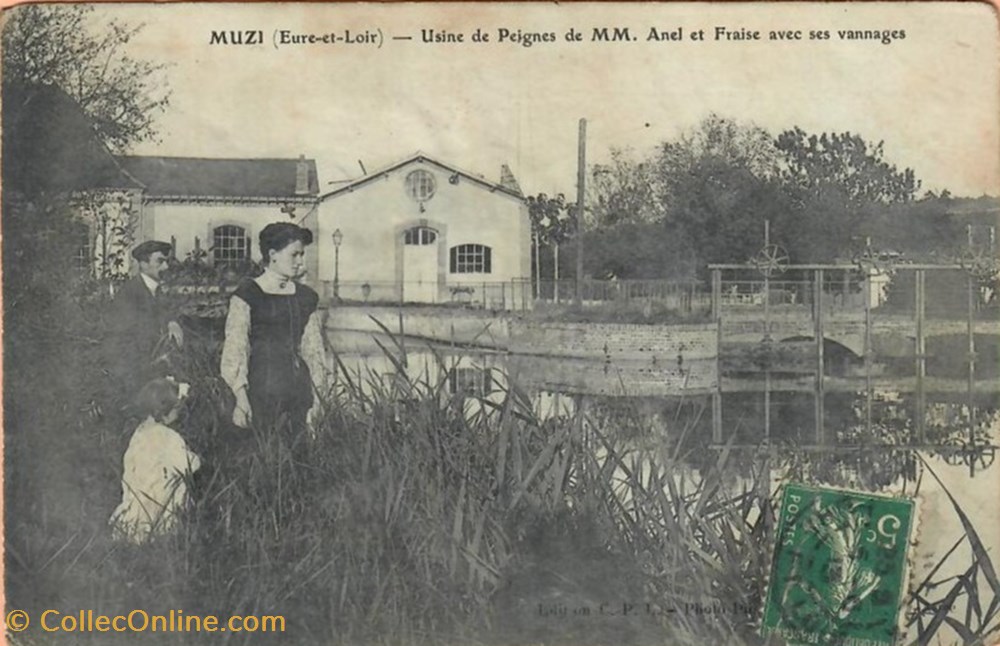 cartes postales europe france l usine de peignes anel et fraisse a muzy