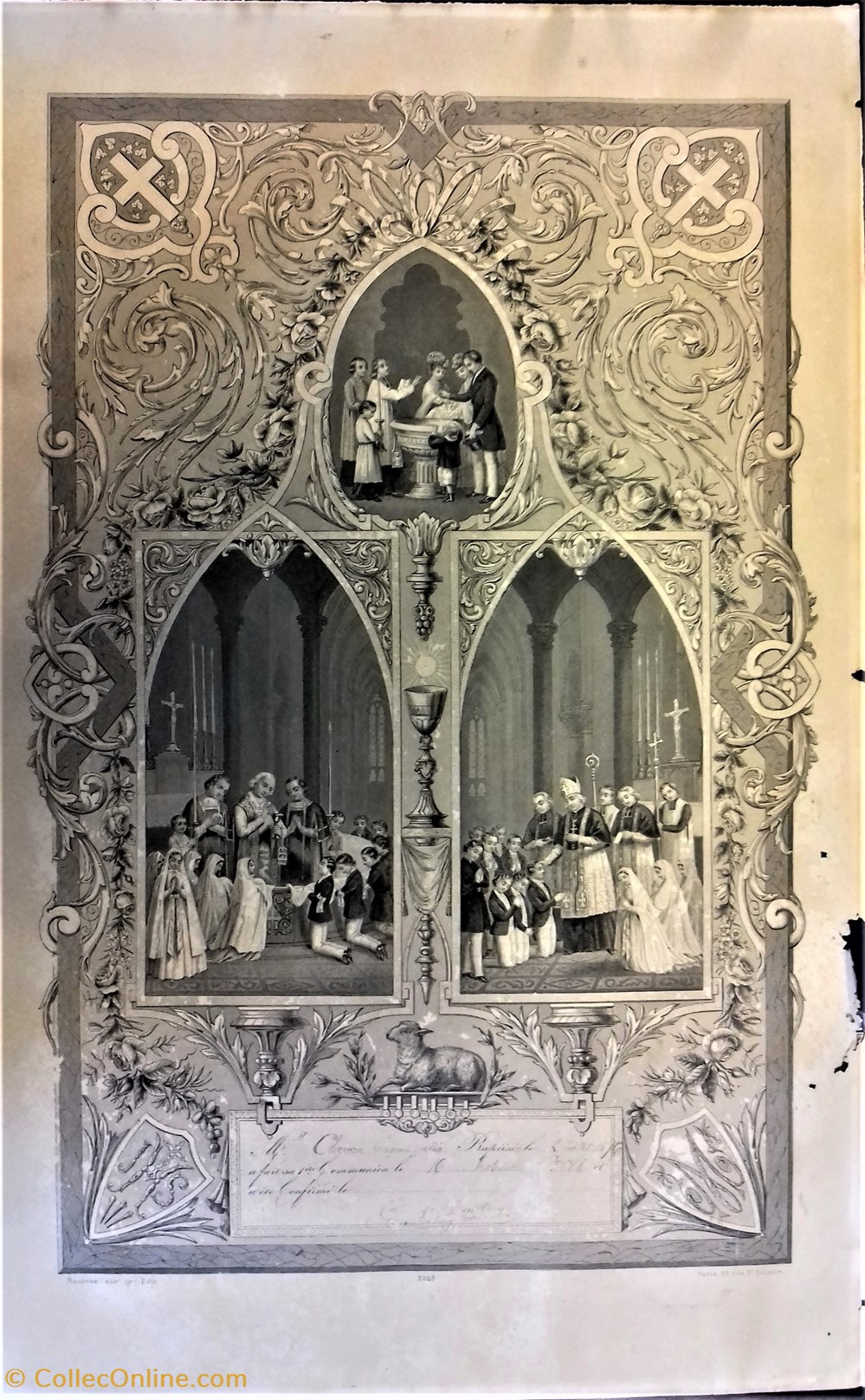 patrimoine religieux communion solennelle eugenie julia chereau