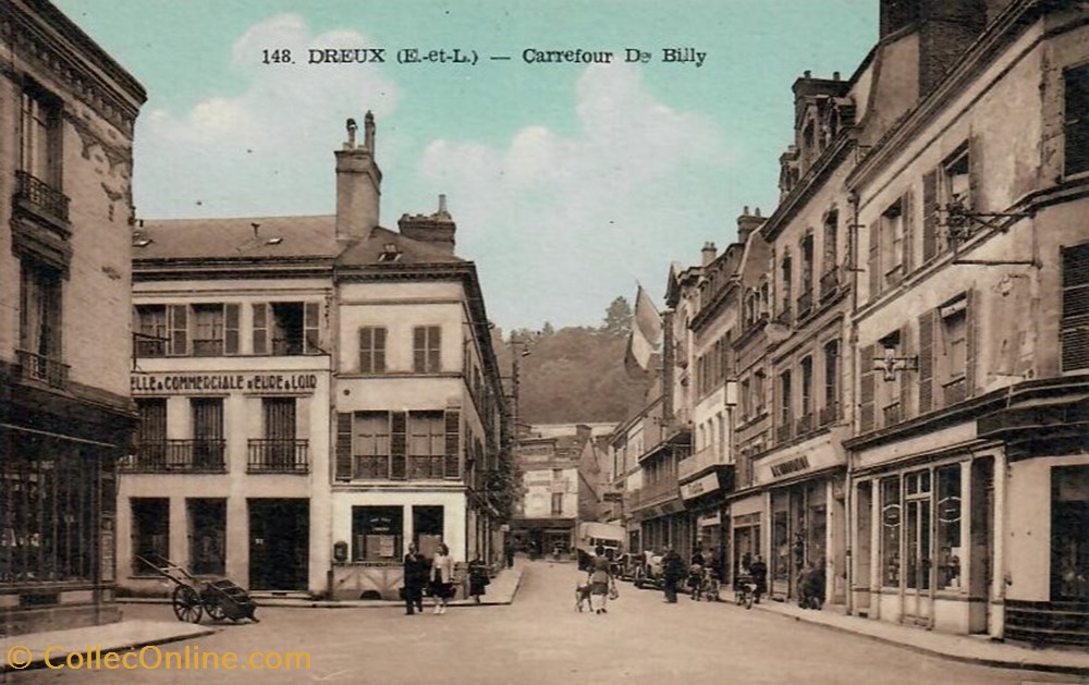 cartes postales europe france le carrefour de billy