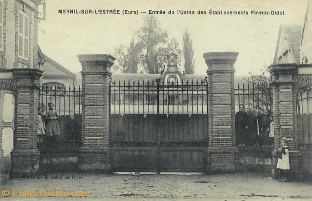 cartes postales europe france l entree de imprimerie firmin didot