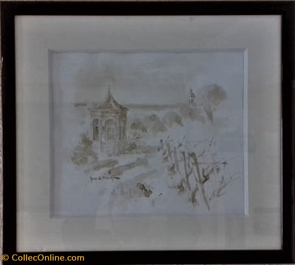 Paysage avec vignes - Art & Antiquities - Paintings & Drawings