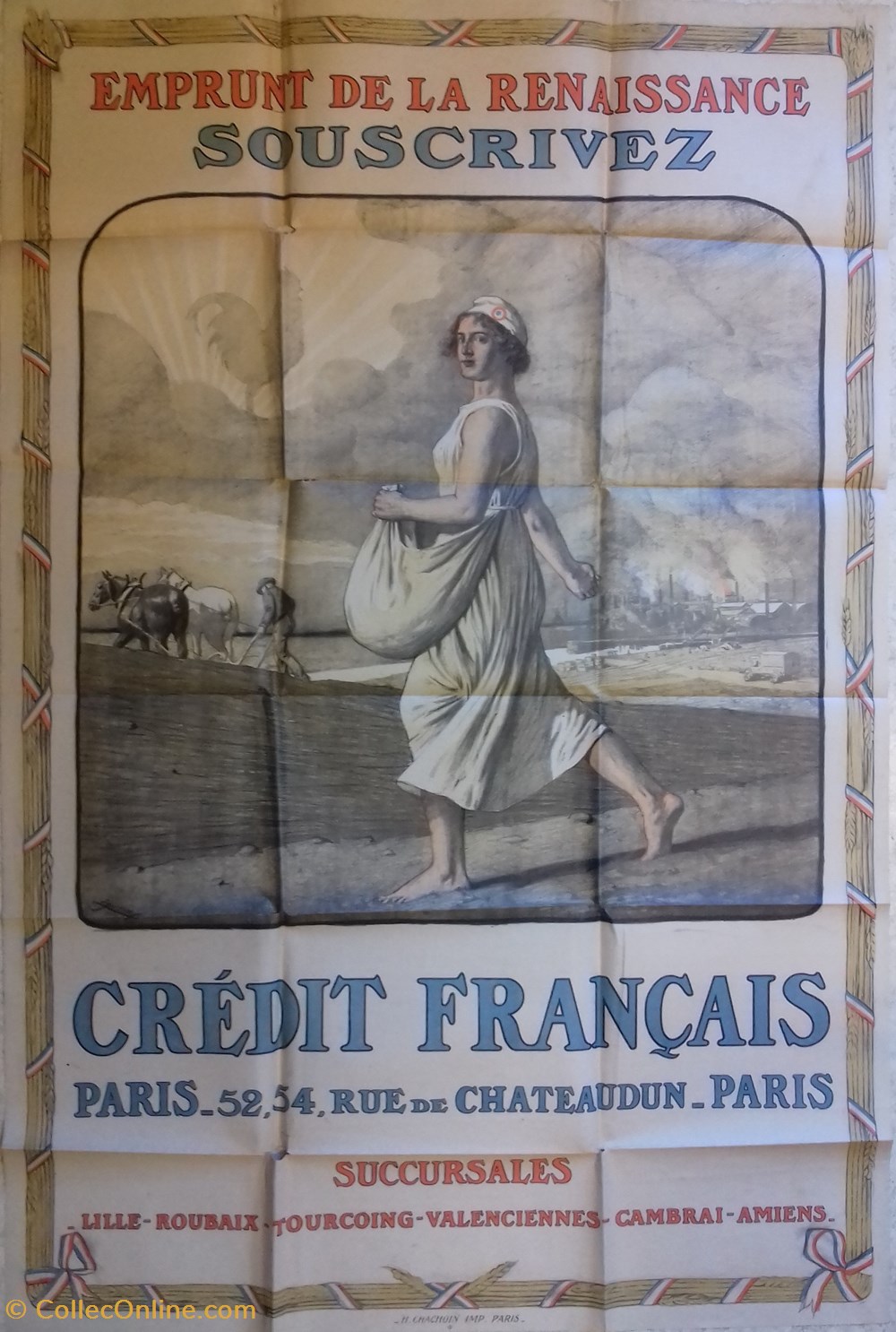 Crédit français documents anciens affiches institutionnelle credit francais