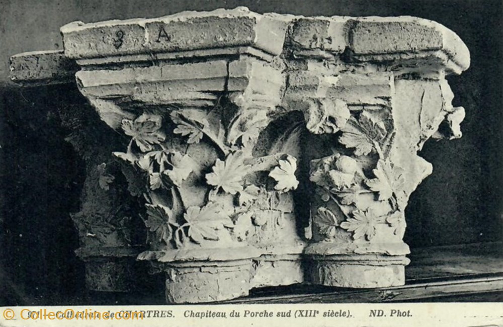 Le Chapiteau du Porche sud cartes postales europe france le chapiteau du porche sud