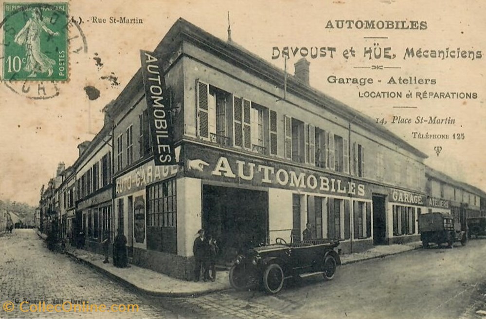 cartes postales europe france garage davoust et hue