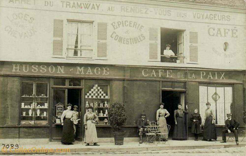 Café de la Paix Husson-Macé cartes postales europe france cafe de la paix husson mace